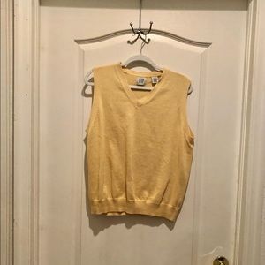 Gap mens butter yellow sweater vest